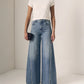 Joss Wide Leg Fray Jeans