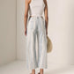 Summer Stripe Utility Barrel Jeans