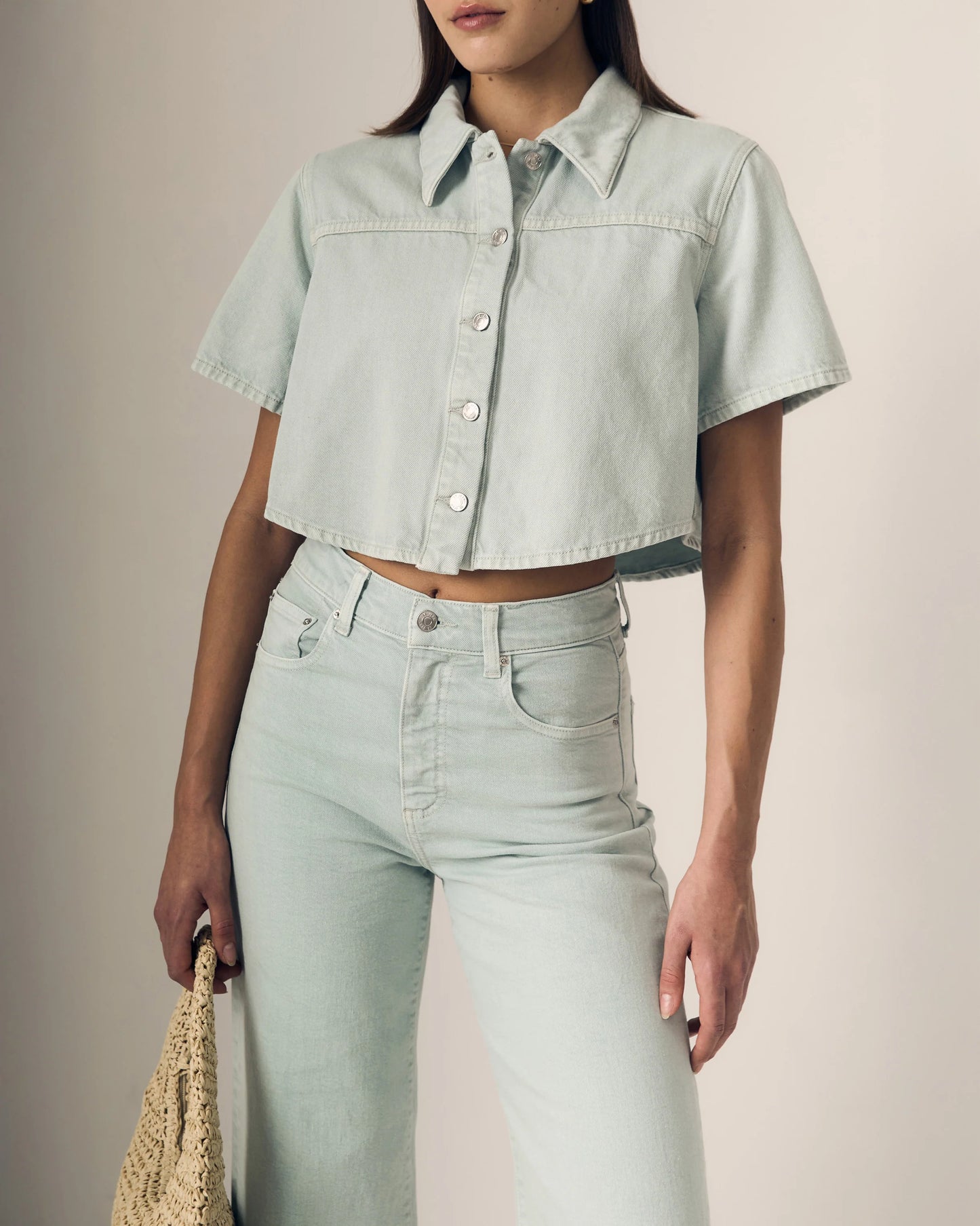 Short Sleeve Swing Shirt - Minty