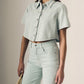 Short Sleeve Swing Shirt - Minty