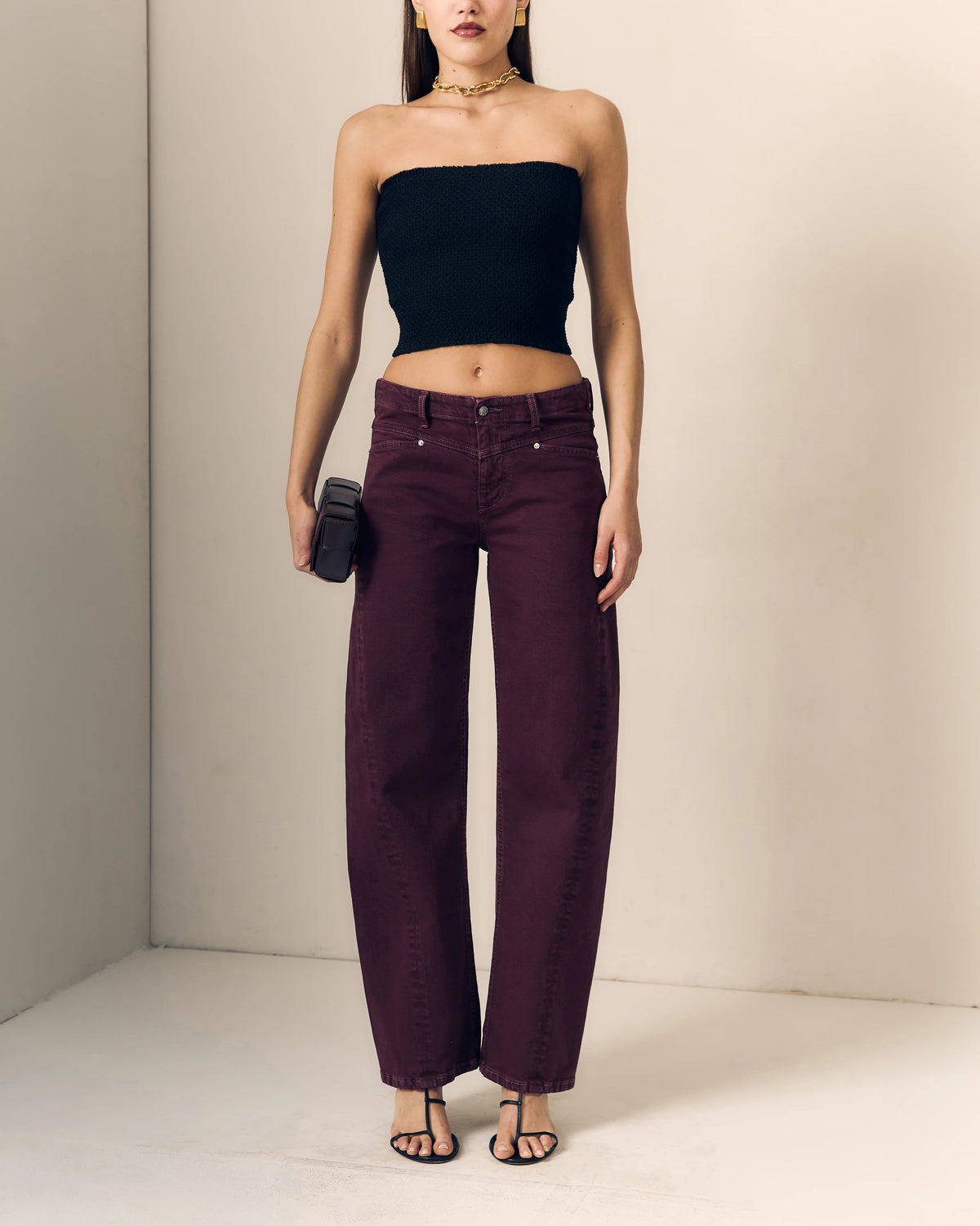 Plum Noir Selena Long Jean