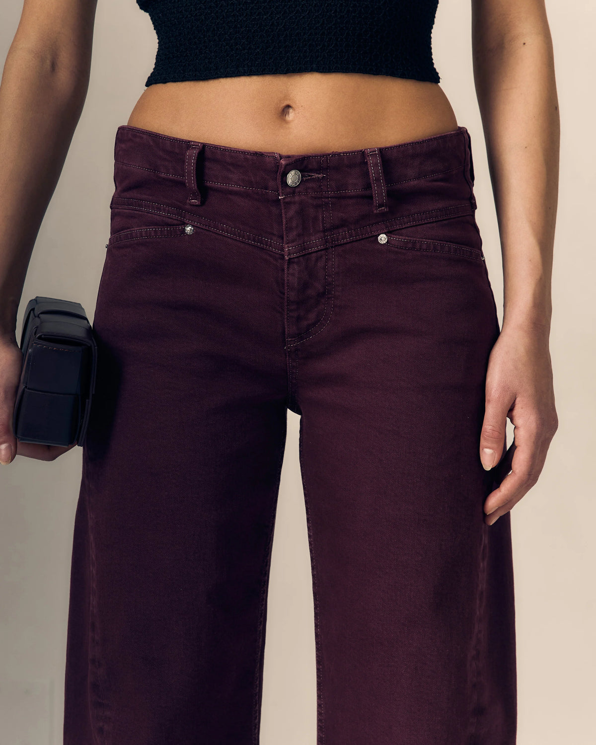 Plum Noir Selena Long Jean
