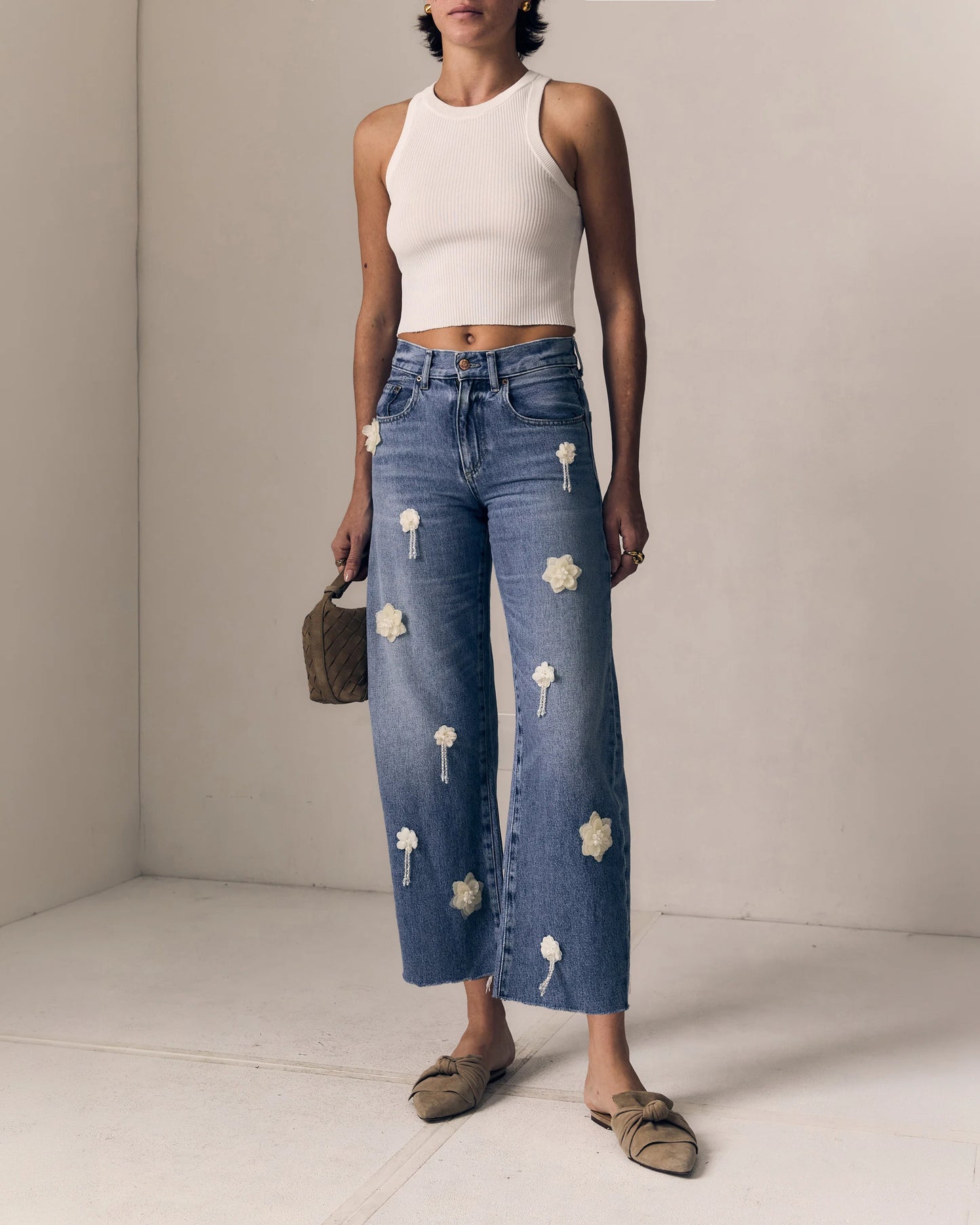 FLOWER NOMAD ANKLE JEANS