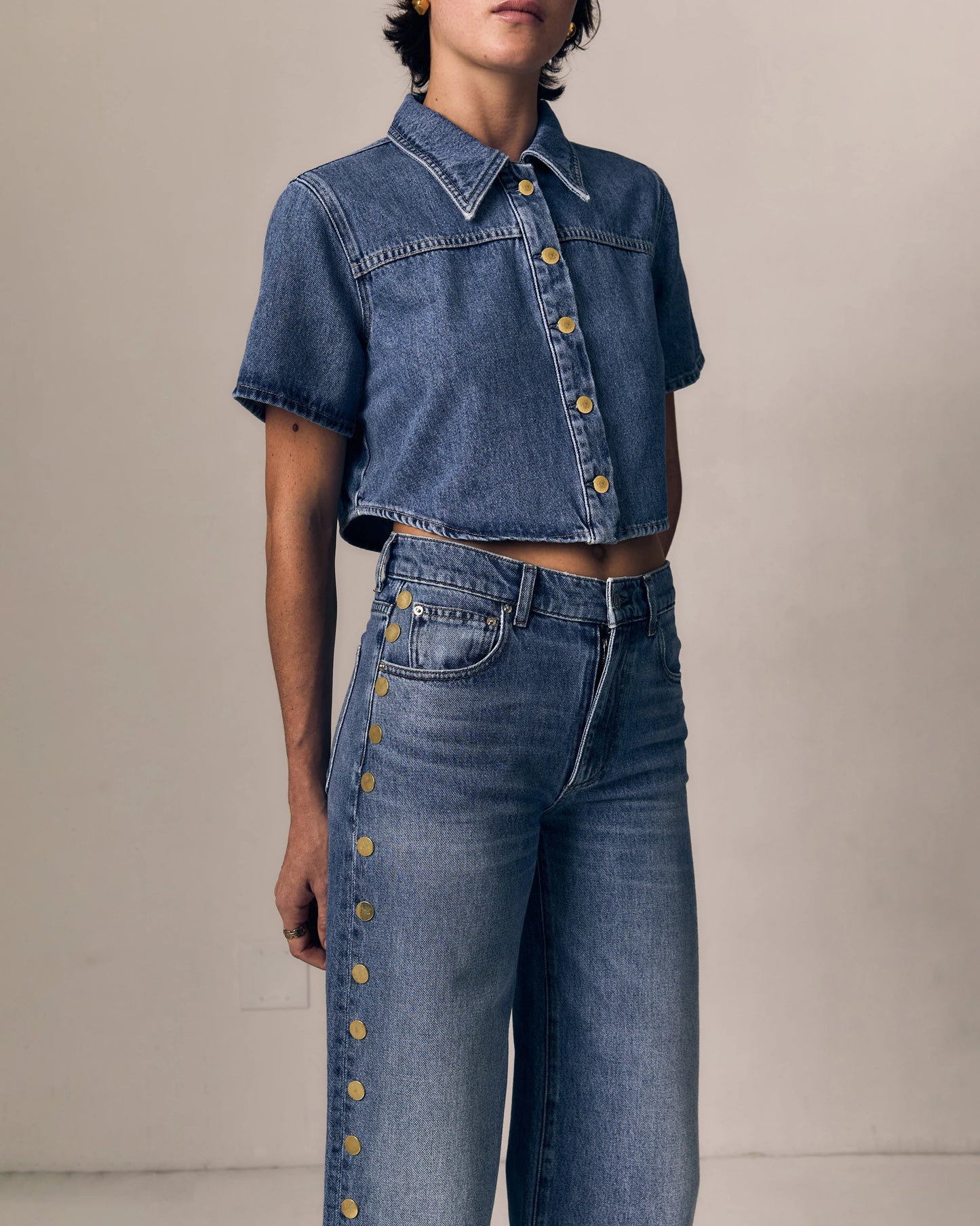 Studded Alexa Boyfriend Jeans