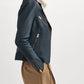 Mellie Leather Biker Jacket