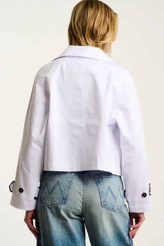 In Trench Jacket-White