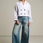 In Trench Jacket-White