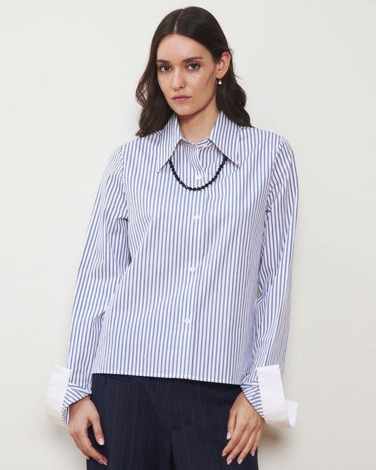 Blue Stripe Brooklyn Stripe Shirt