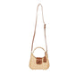 WICKER TOP HANDLE BAG