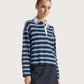 Striped Polo With Stone Detailing