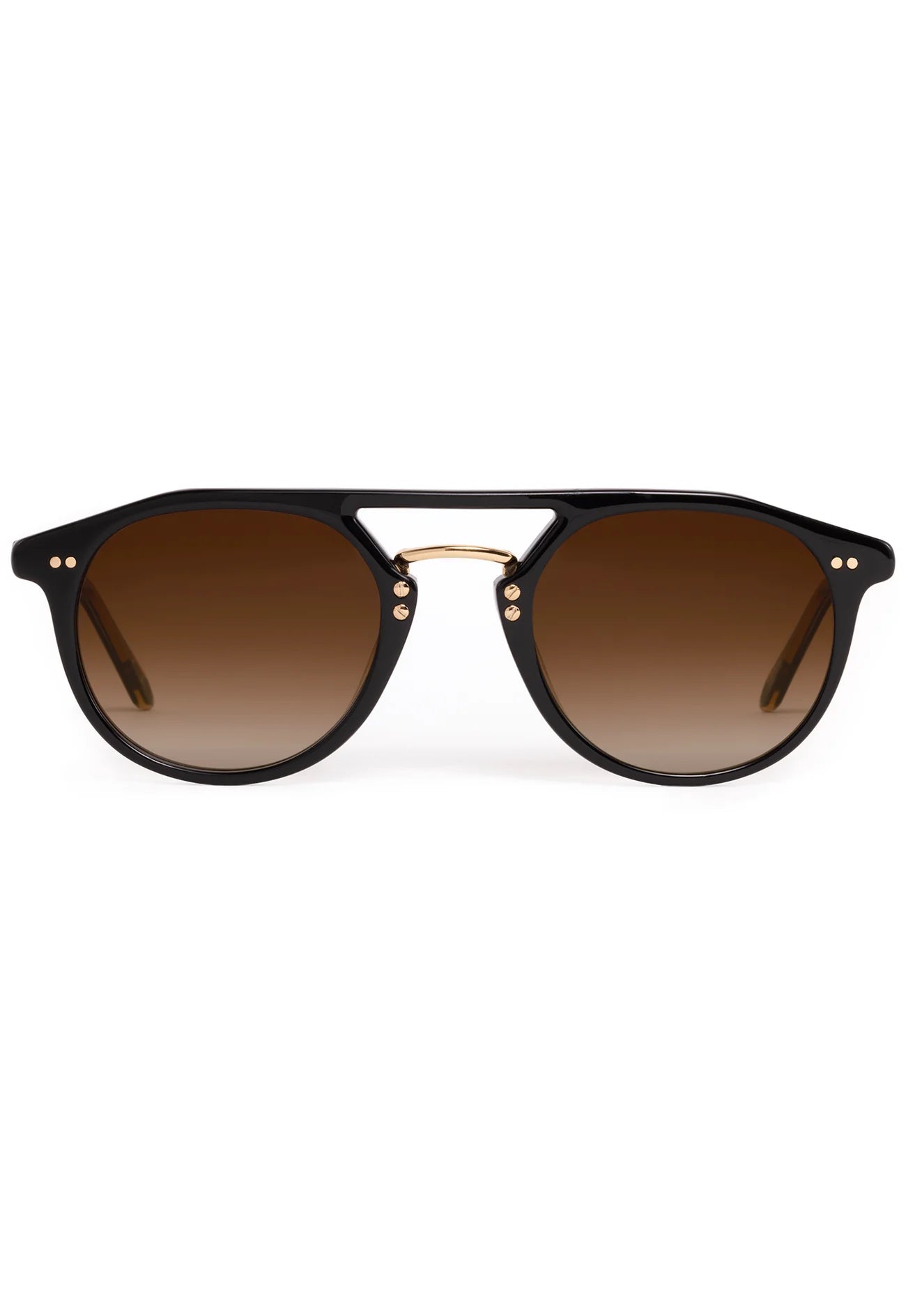 MARKLE Black + Black Tea 18K Sunglasses