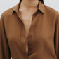 Cognac Gaia Slim Shirt