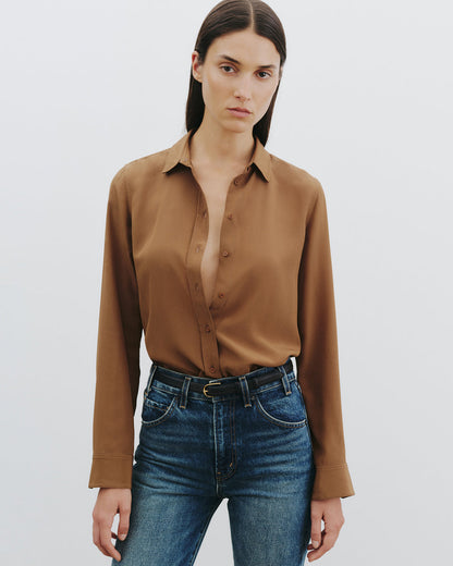 Cognac Gaia Slim Shirt