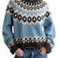 Blue Isaline Fair Isle Sweater