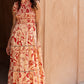 Sleeveless Smocked Maxi Dress Audubon Red