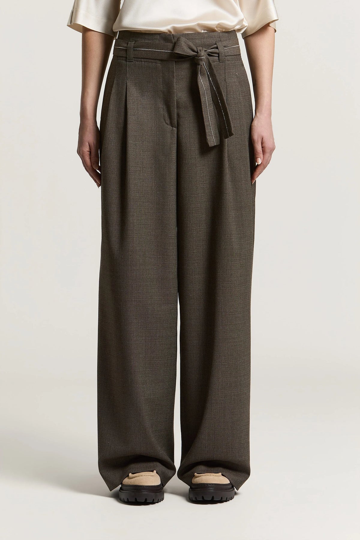 Deep Brown Flannel Pants