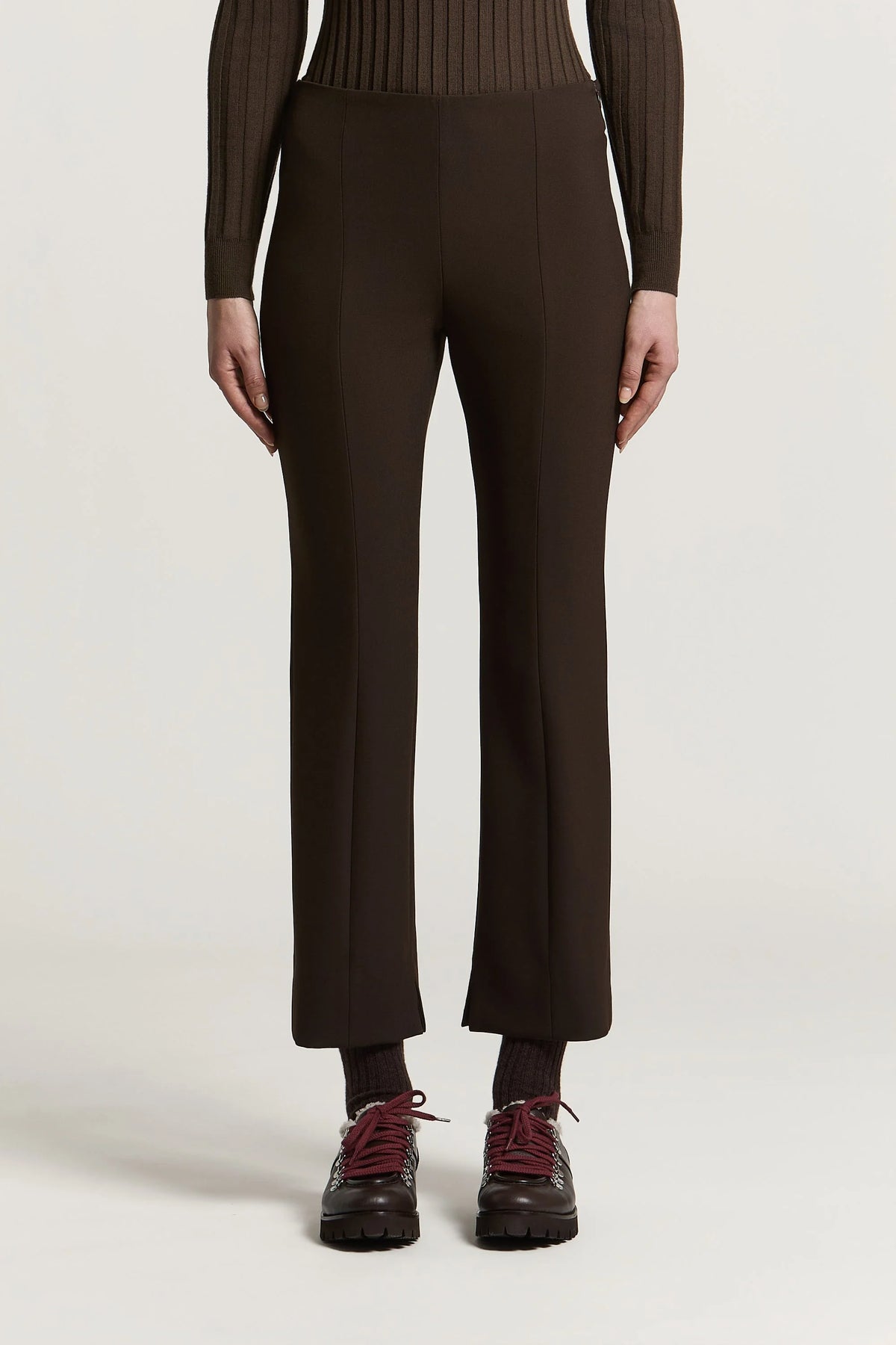 Deep Brown Bistretch Canvas Pants