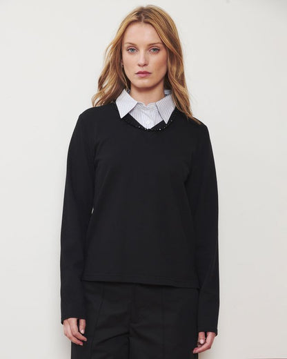 Black Spencer Polo
