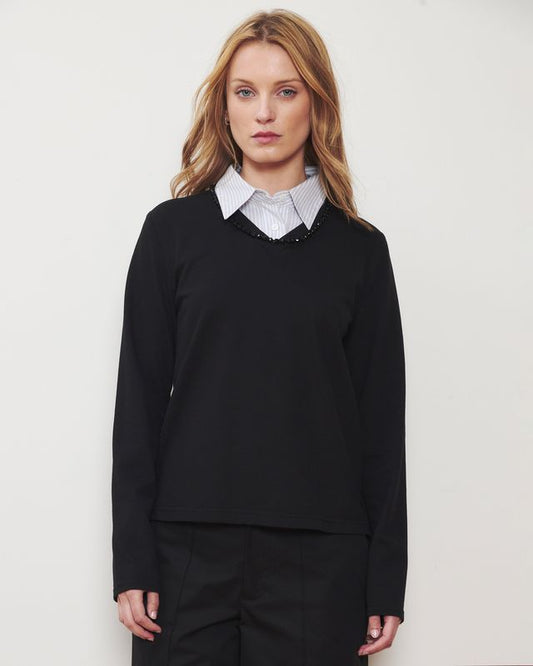 Black Spencer Polo