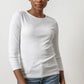 3/4 Sleeve Crewneck