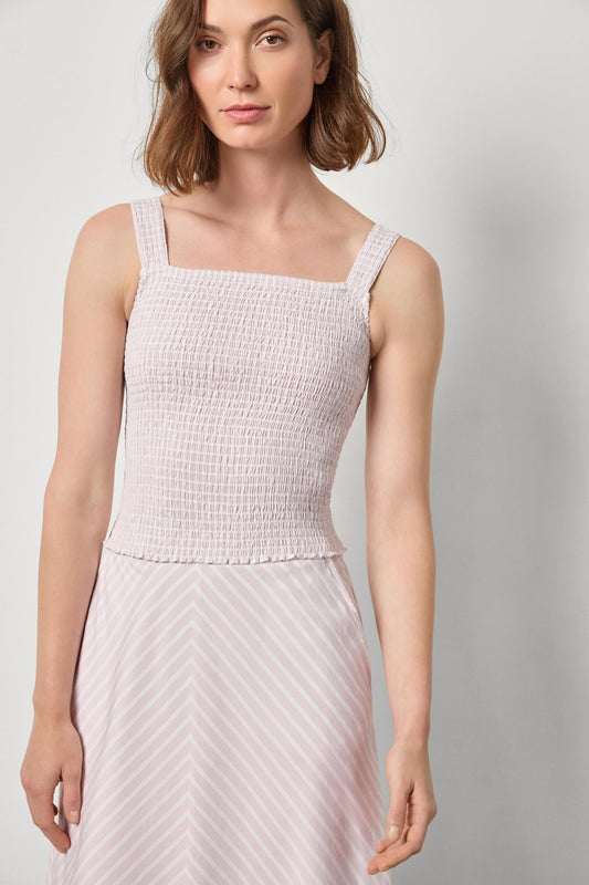 STRIPED SMOCK TANK
