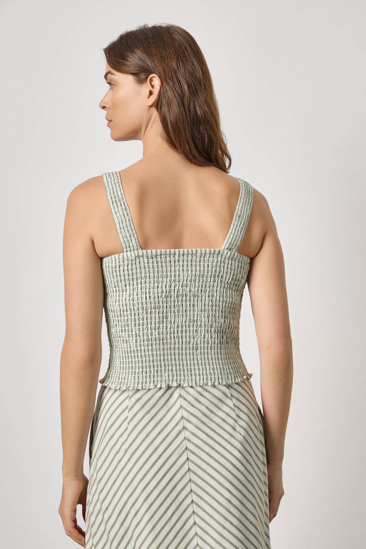 STRIPED SMOCK TANK