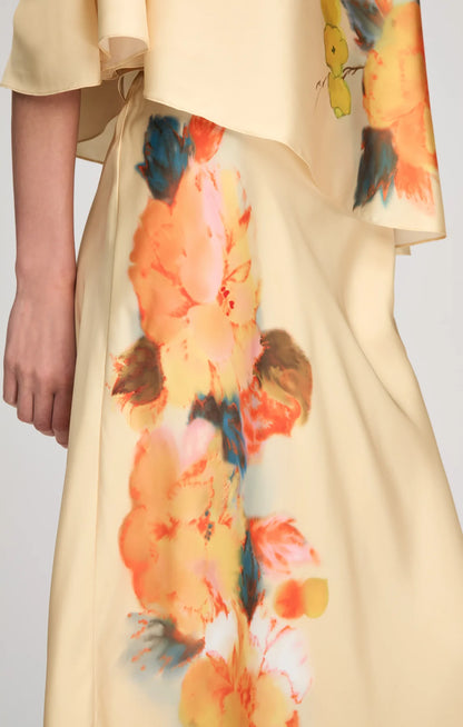 Watercolor Floral Carole Skirt