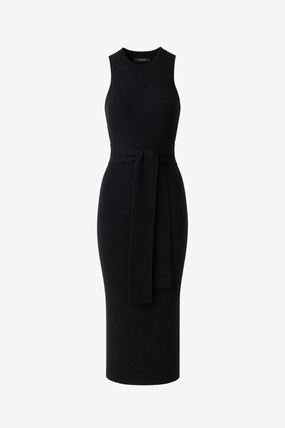 Jet Piper Tie Front Sleeveless Midi Dress