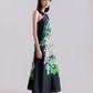 One Shoulder Floral Maxi Dress