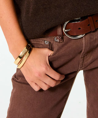 Puffy Hinged Bracelet Duo