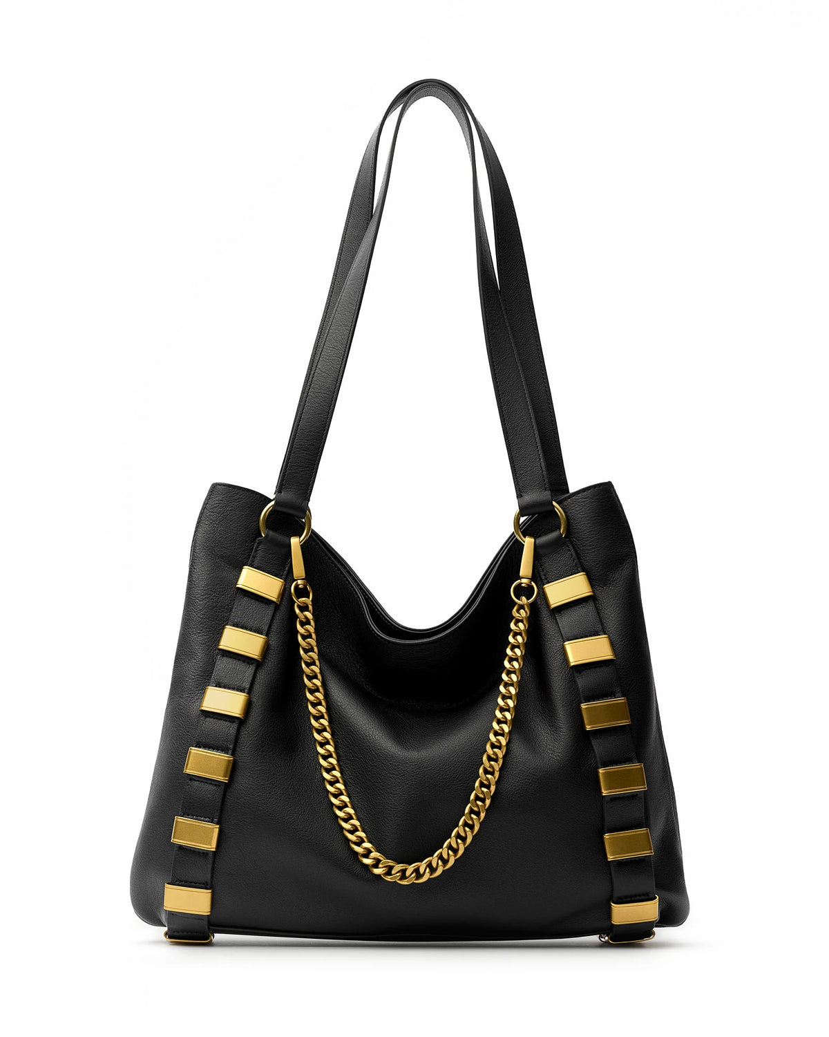 Links Tote - Black Gold