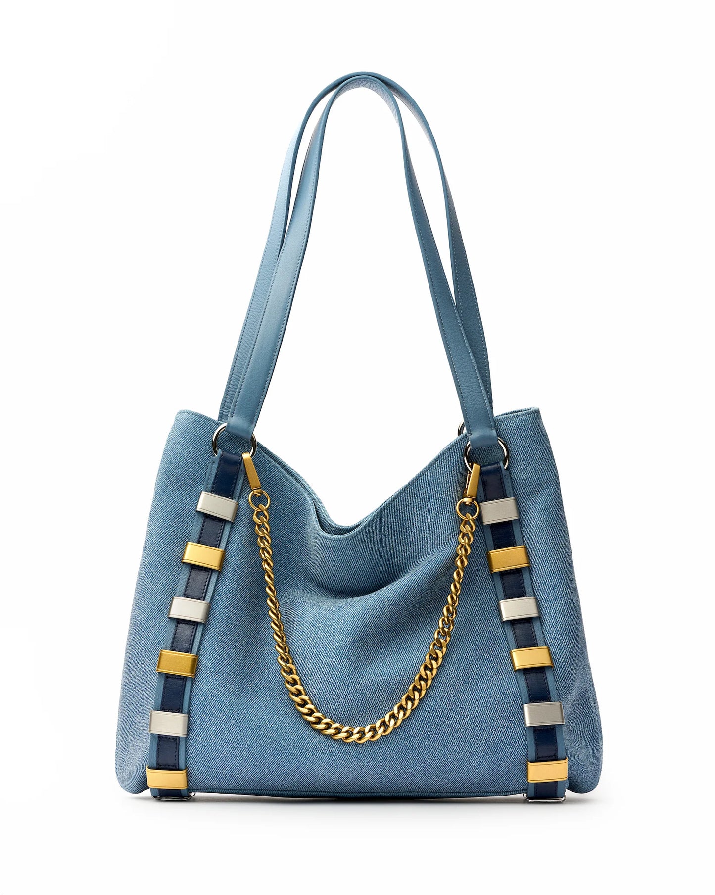 Denim Links Tote