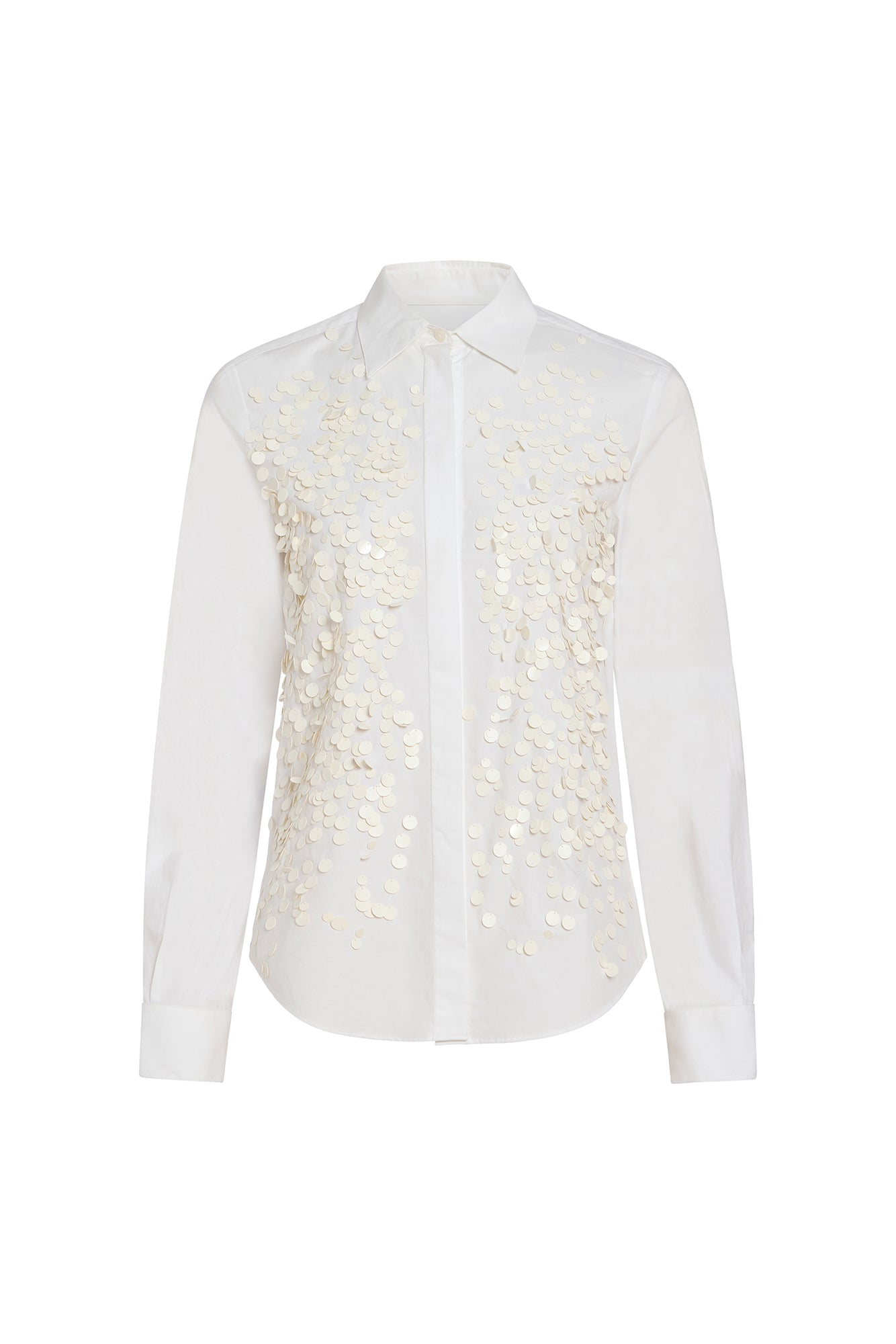 White/Ivory Kehlani Long Sleeve Shirt
