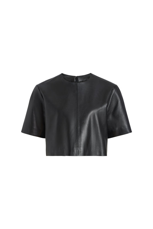 Black Billie Cropped Tee