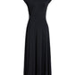 Black Rosario Midi Dress