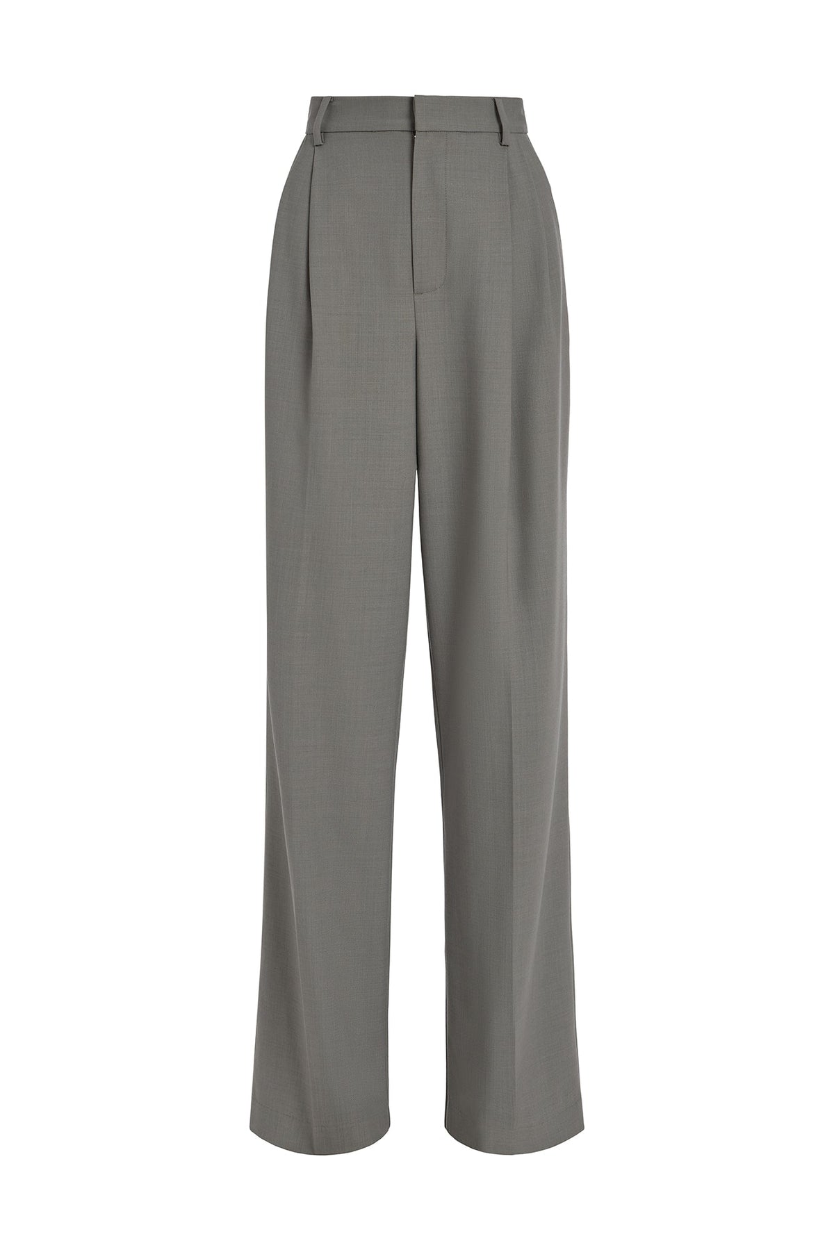 Ash Grey Christopher Wide Leg Pant