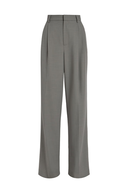 Ash Grey Christopher Wide Leg Pant
