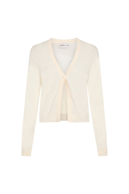 Ivory Jesse Single Button Cardigan