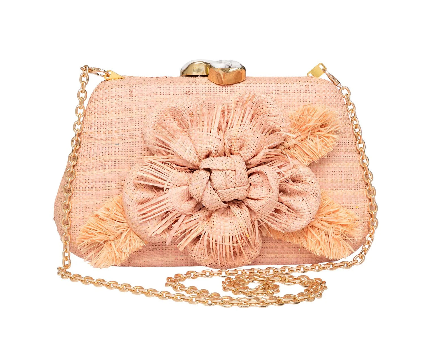 ROSIE PALE PINK CLUTCH