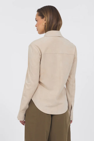 Rowan Washed Suede Jacket
