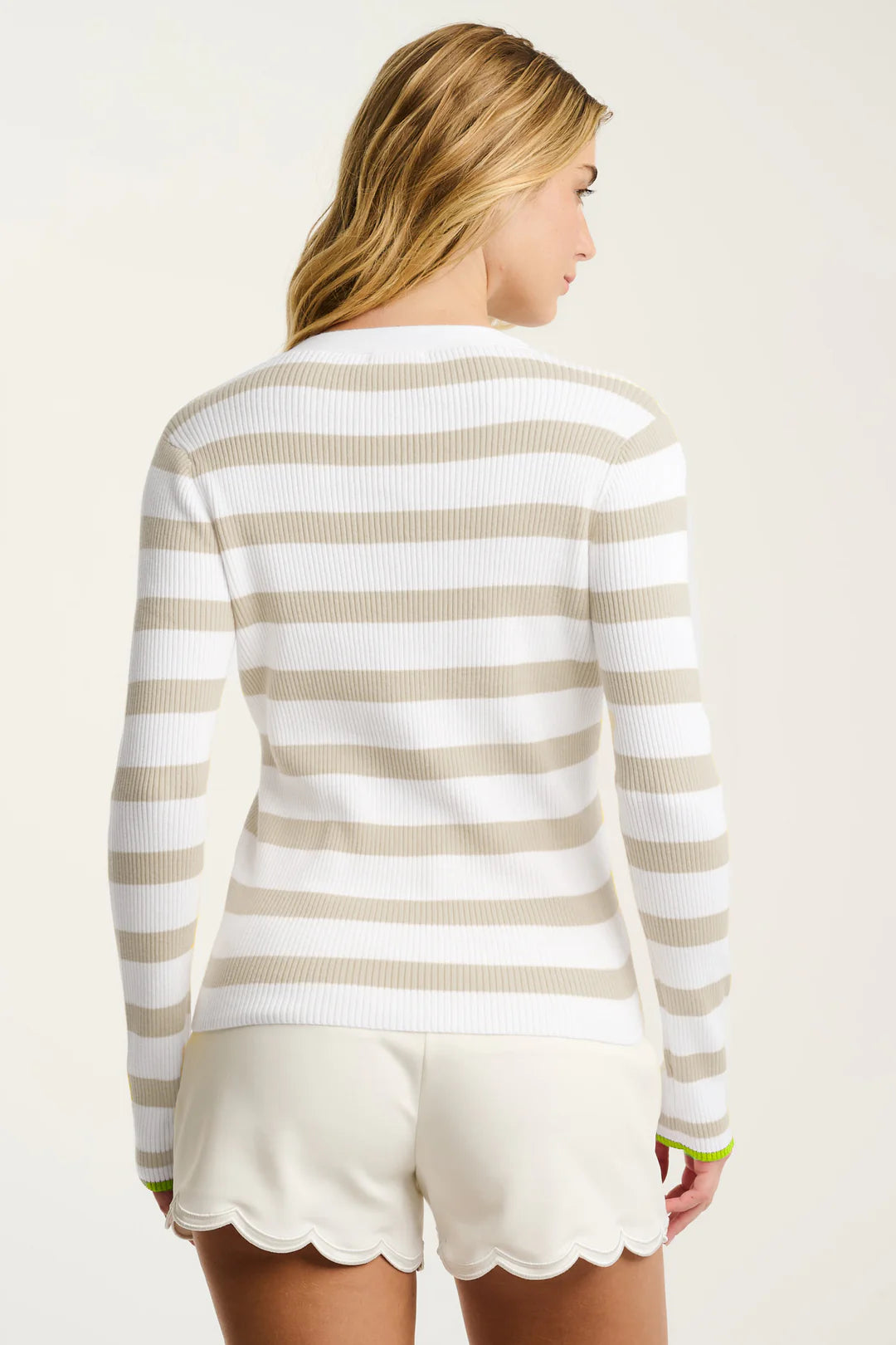 LUCKY STRIPE COTTON HENLEY
