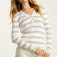 LUCKY STRIPE COTTON HENLEY