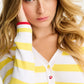 LUCKY STRIPE COTTON HENLEY