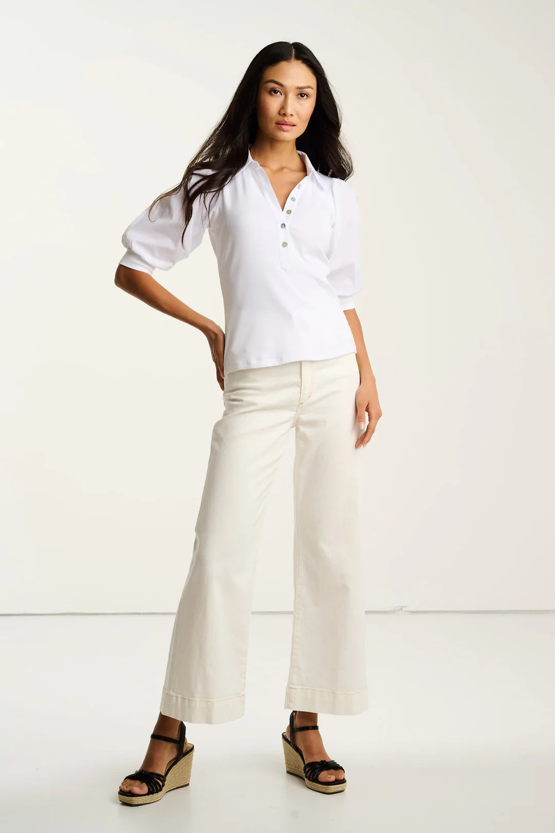 PIMA RIB COLLET TOP