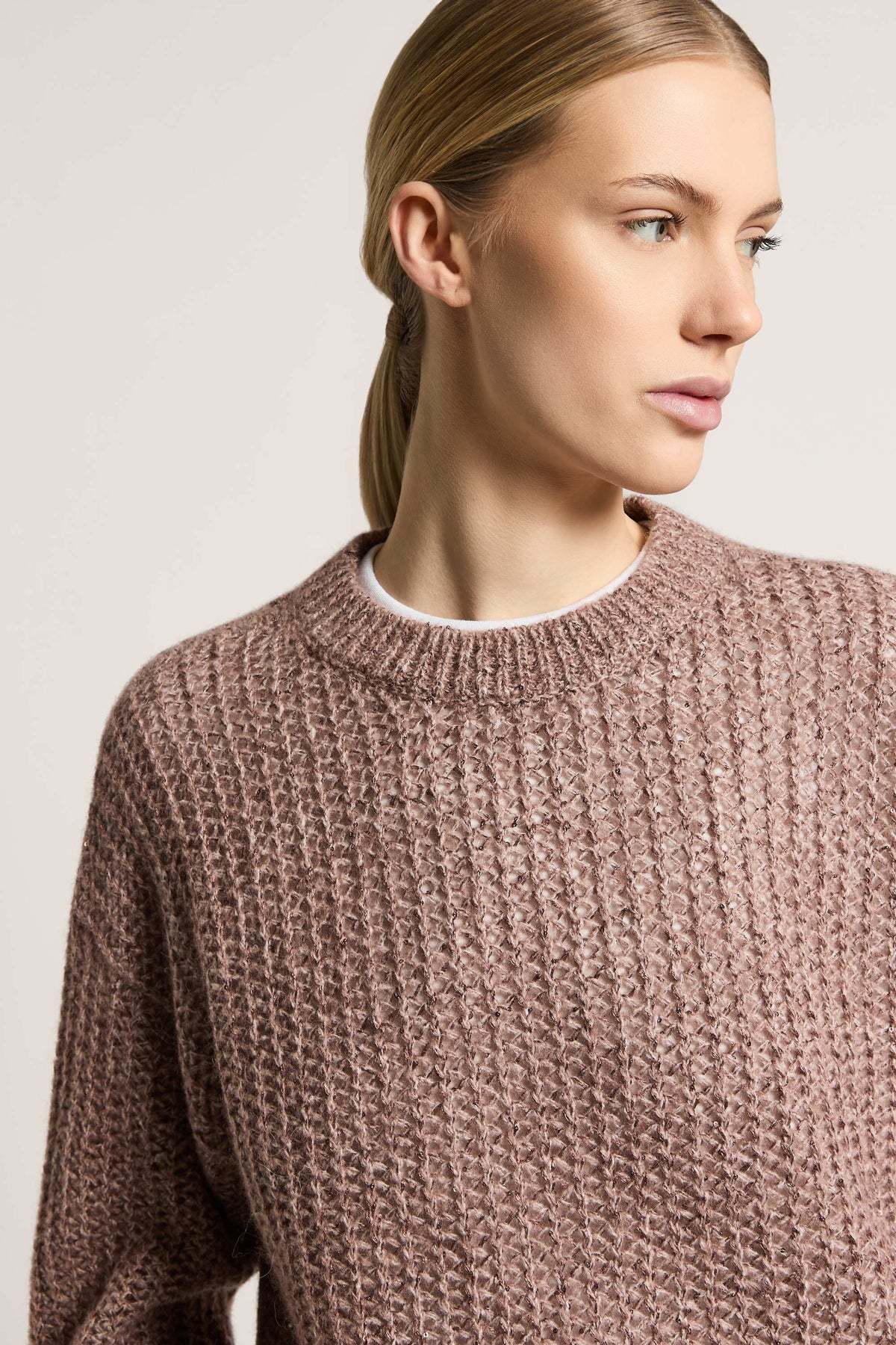 Nebula Pink Alpaca Sweater