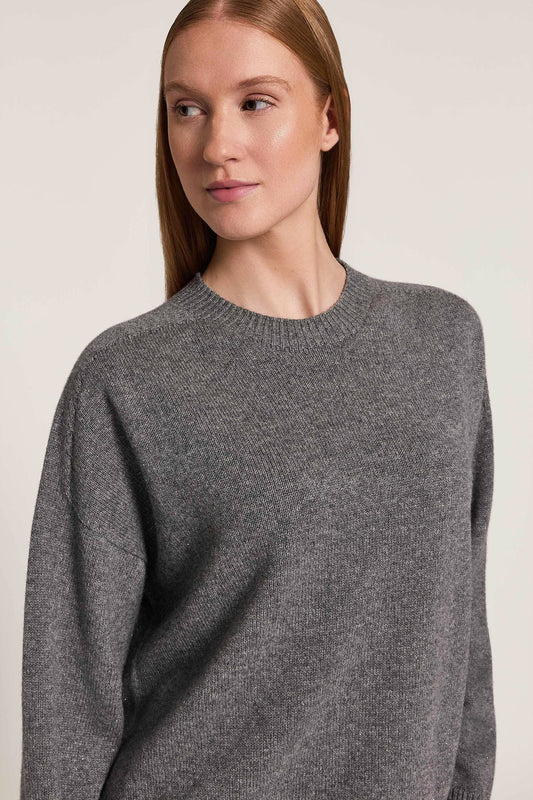 Mercury Grey Lurex Sweater IP
