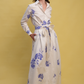 Sienna Skirt – Bloomy Blue Cream