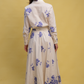 Sienna Skirt – Bloomy Blue Cream