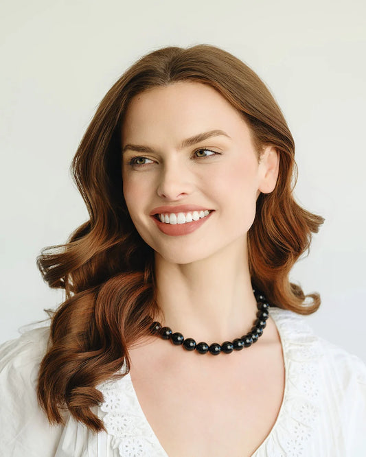 Black Onyx Palmera Necklace