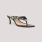 Frankie Zebra Haircalf Kitten Heel